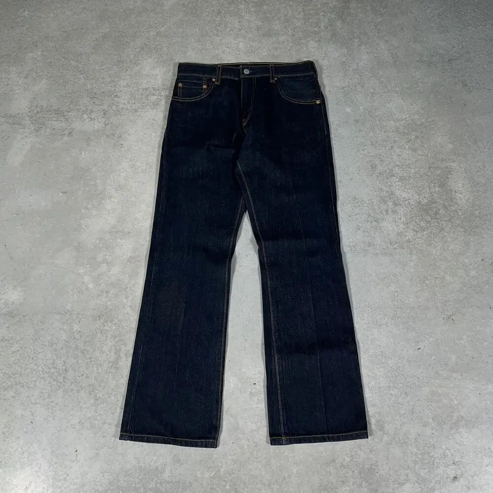 Levi's 517 Bootcut Jeans Men's Dark Denim Jeans Size 30x30